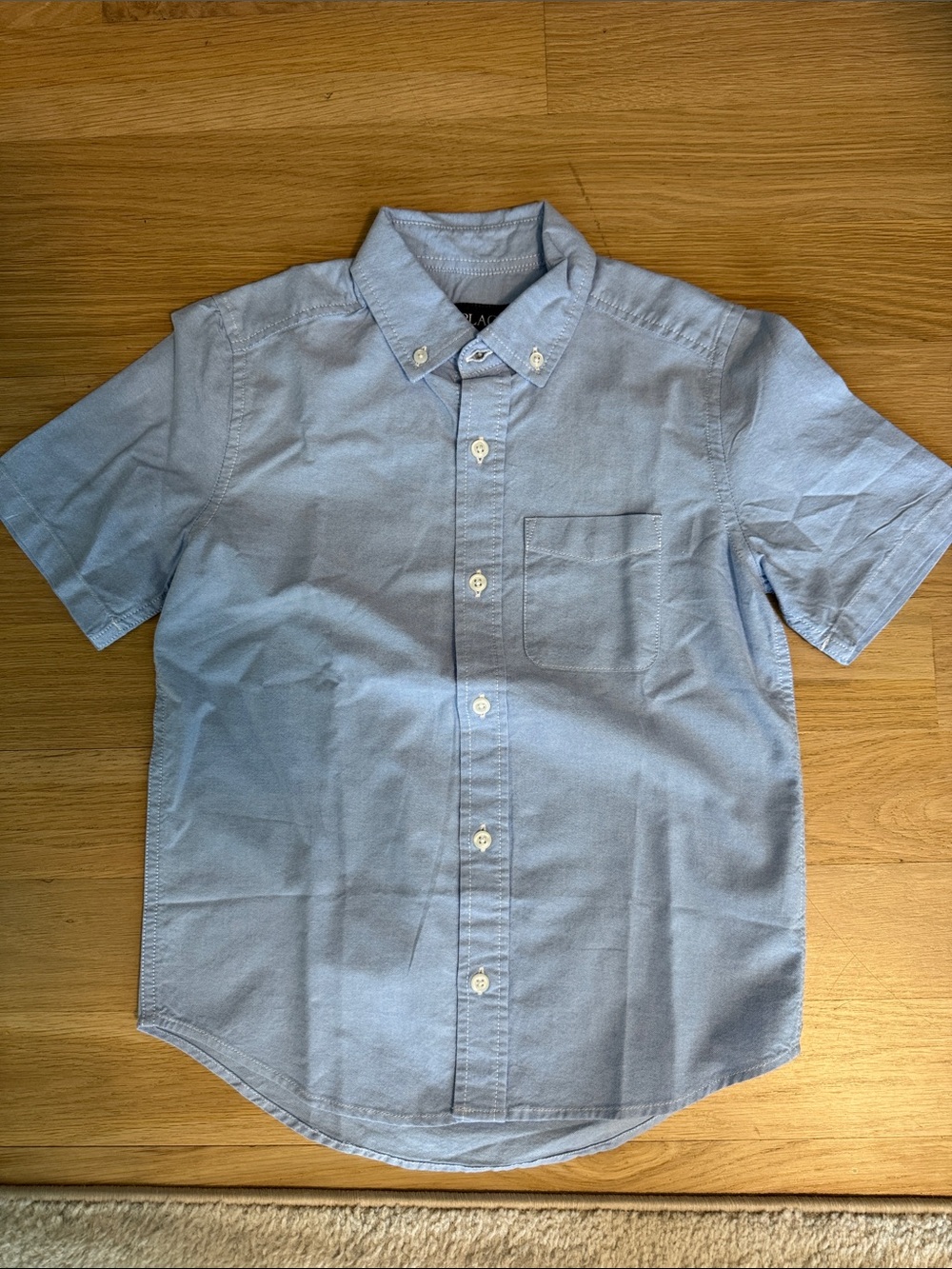 NWT Boy’s Light Blue Short Sleeve Button-Down Shirt